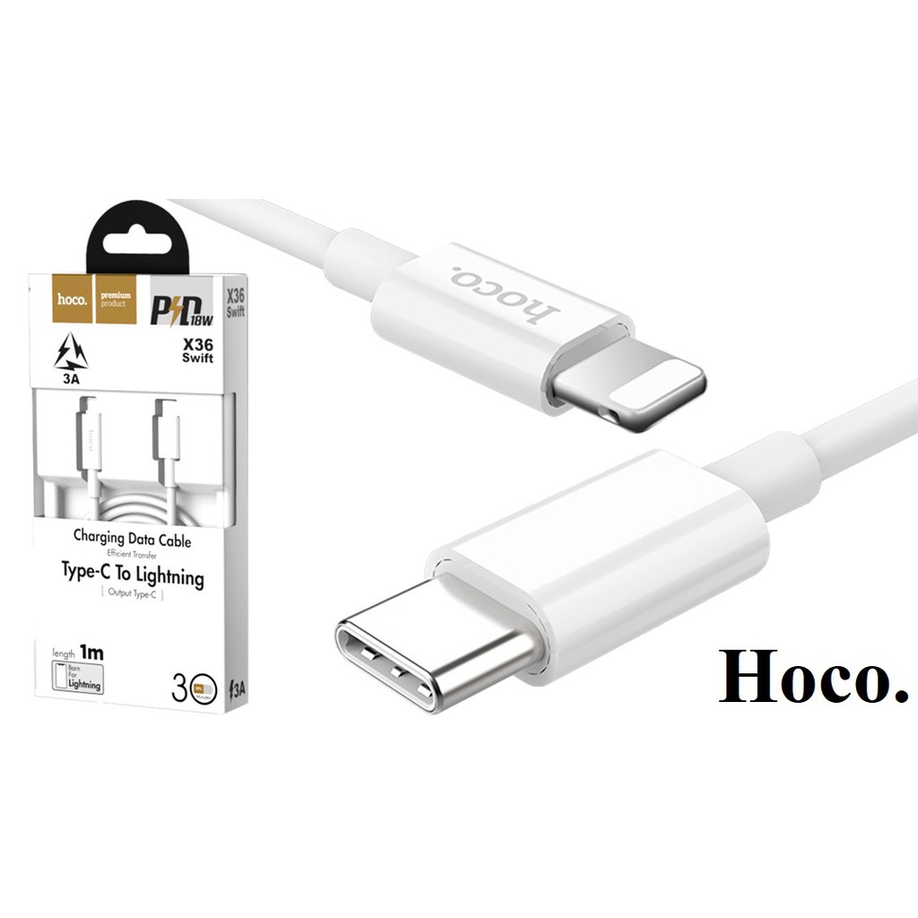 Cáp sạc nhanh Type C đến Hoco X36 cho ip
