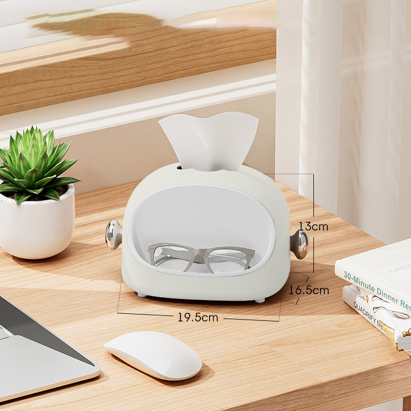 Desktop tissue box ornament office storage box cute cartoon living room bedroom storage tissue box