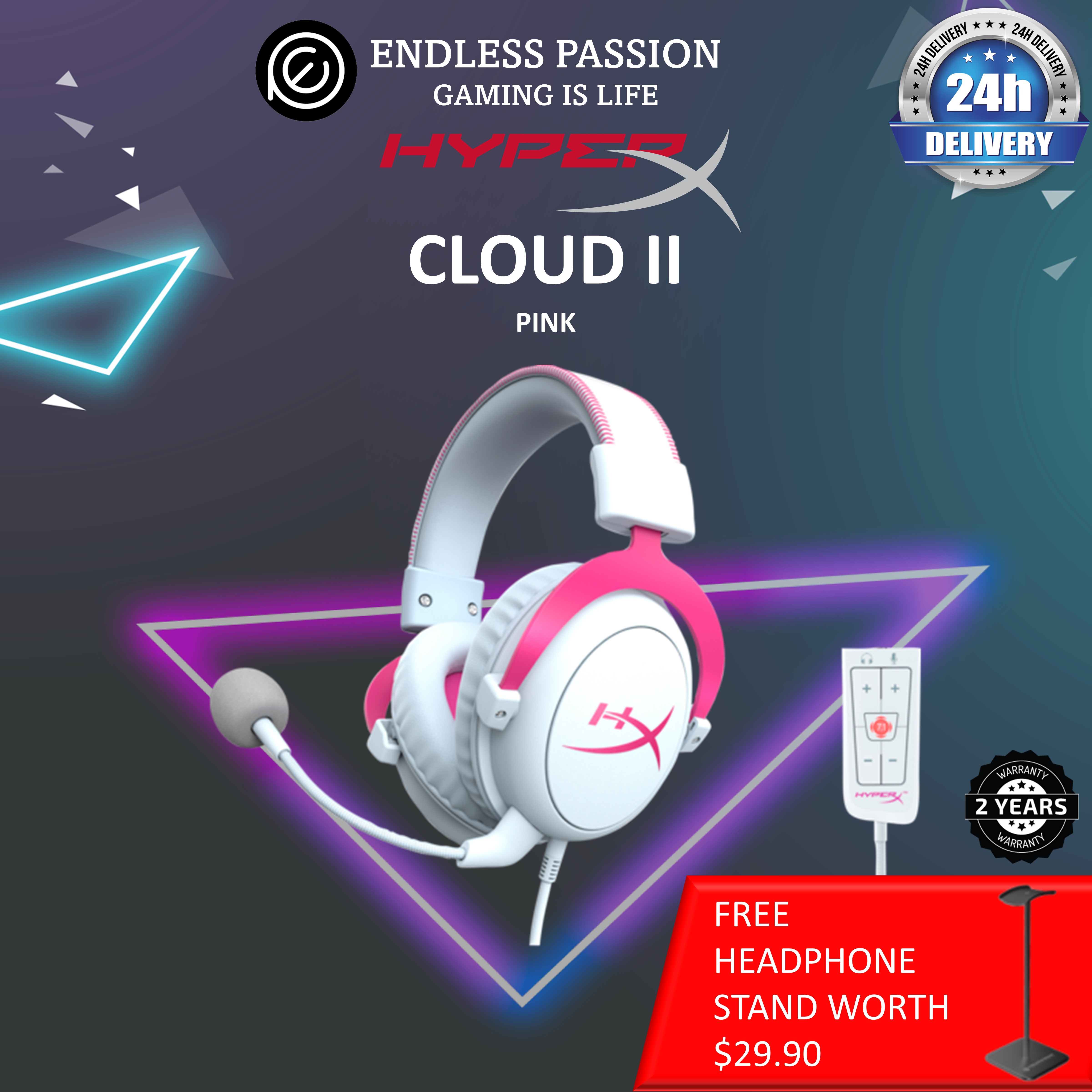 HyperX Cloud II Gaming Headset, 7.1 