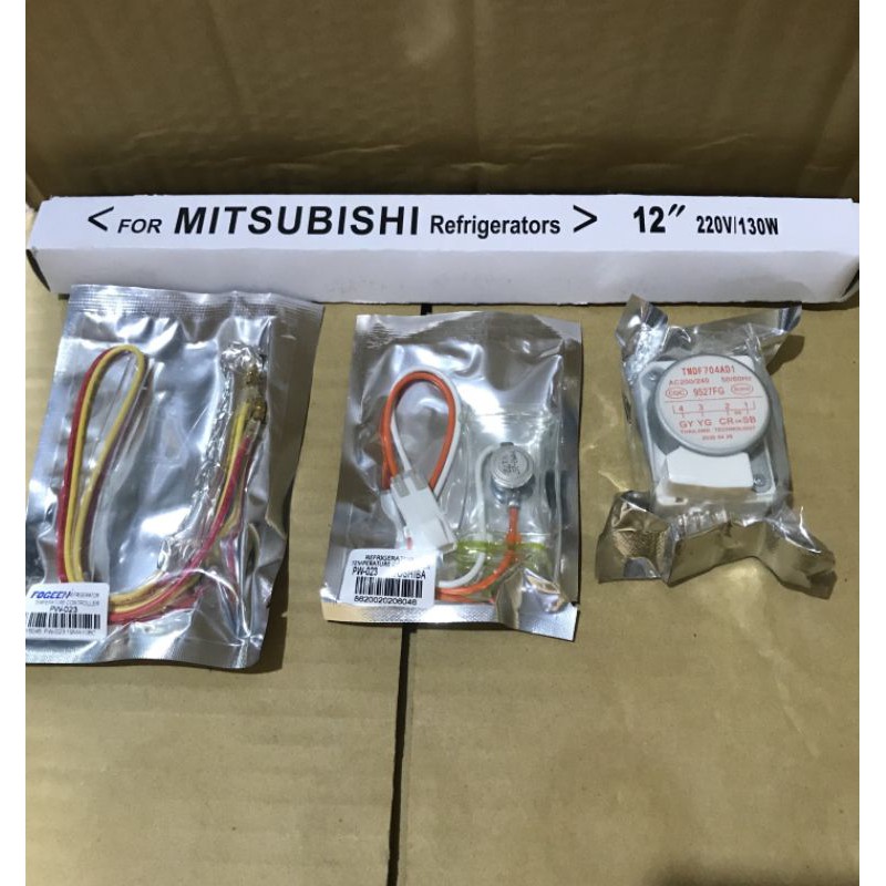 Combo Bộ Xả Đá Tủ Lạnh Toshiba (Sò Nóng +Sò Lạnh +Bóng Sấy+Đồng Hồ Thời Gian)