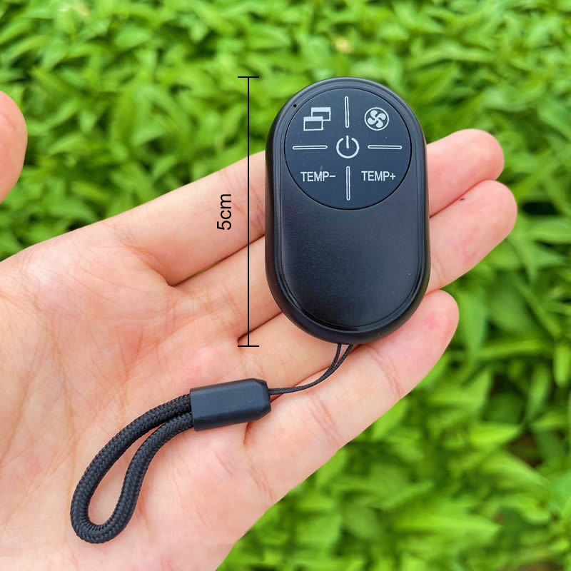 Air Conditioner Remote Control, Battery Powered Mini Universal Air Conditioner Remote Control with Lanyard