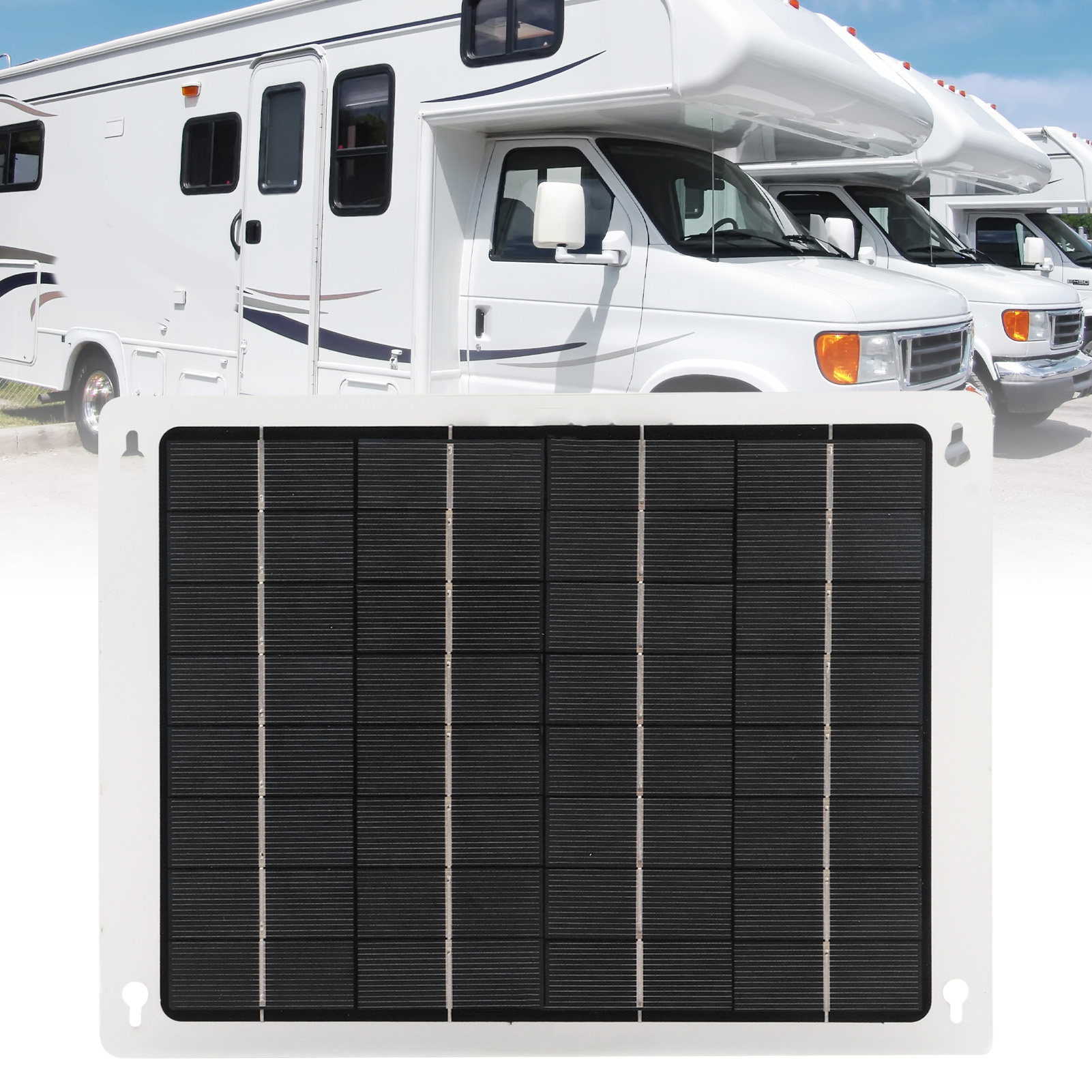 20W 12V Solar Panel High Efficiency Solar Battery Charger Panel Portable for RV Charging
