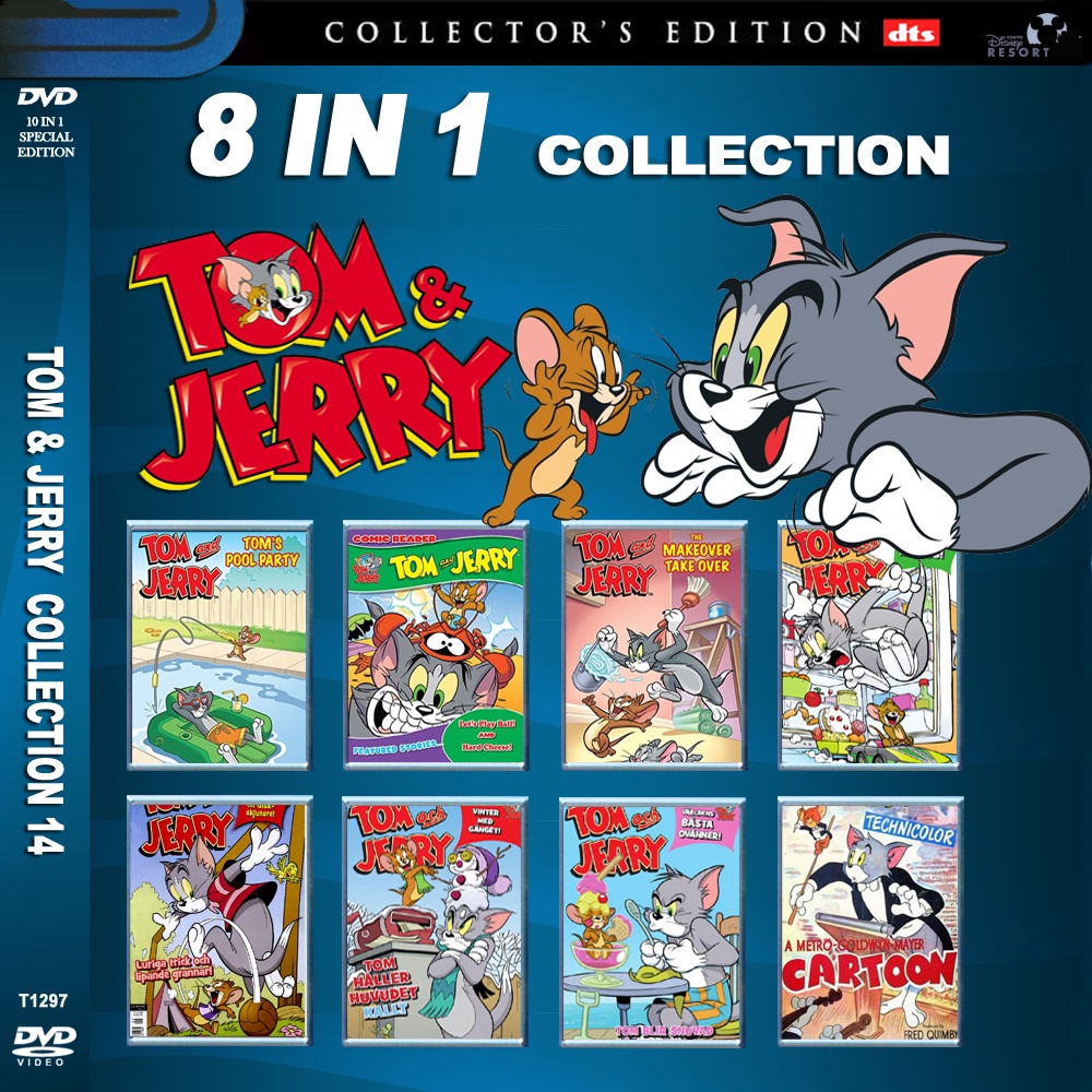 DVD Tom And Jerry Cartoon Movie 8 In 1 Collection 14 -t1297 | Lazada