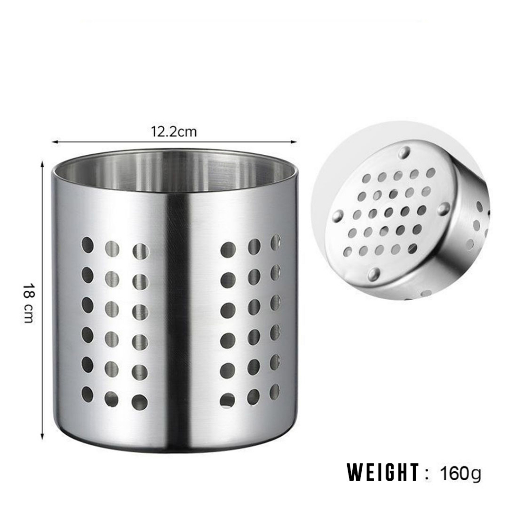 CUTLERY STAND ORDNING CUTLERY RACK CUTLERY CUP STAINLESS STEEL KITCHEN