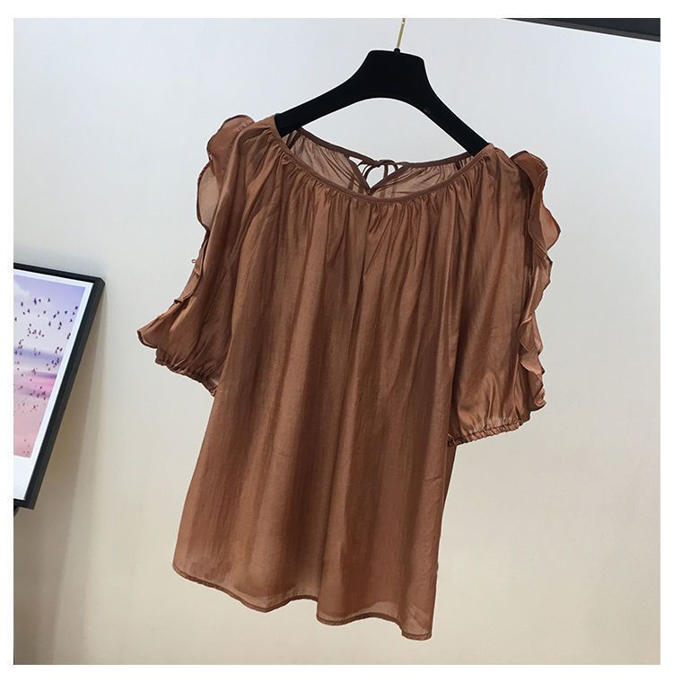 Short Sleeve Blouse Summer Women's Top