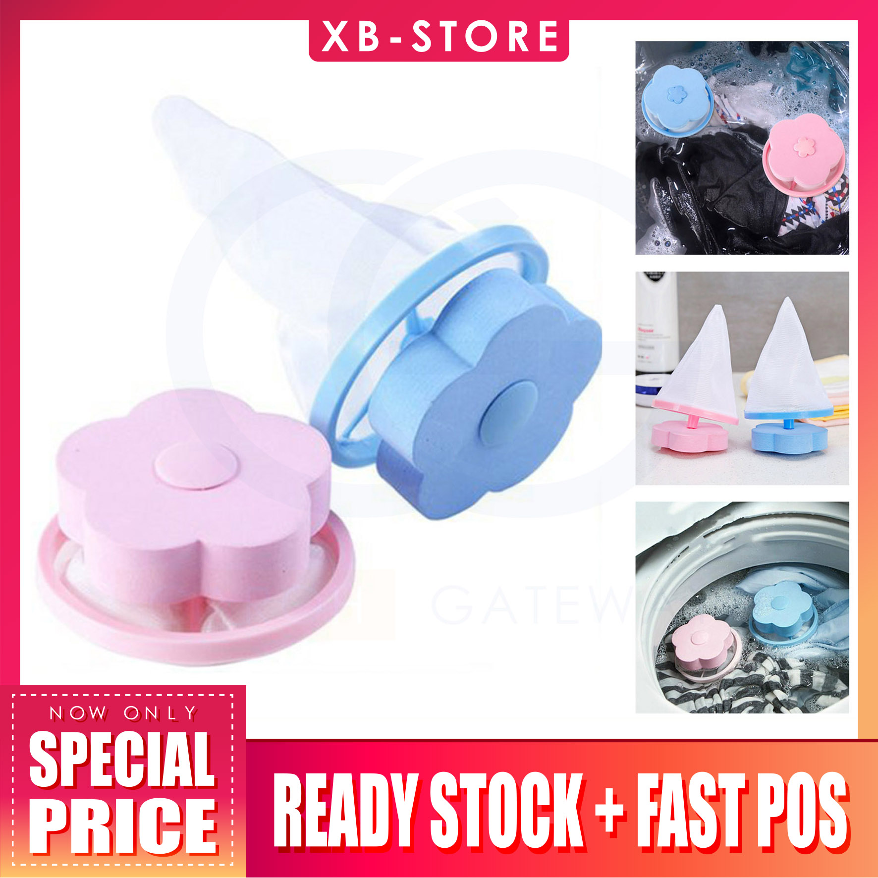 Washing Machine Mesh Floating Lint BO Catcher Filter Bag Laundry Tool Pouch Hair 