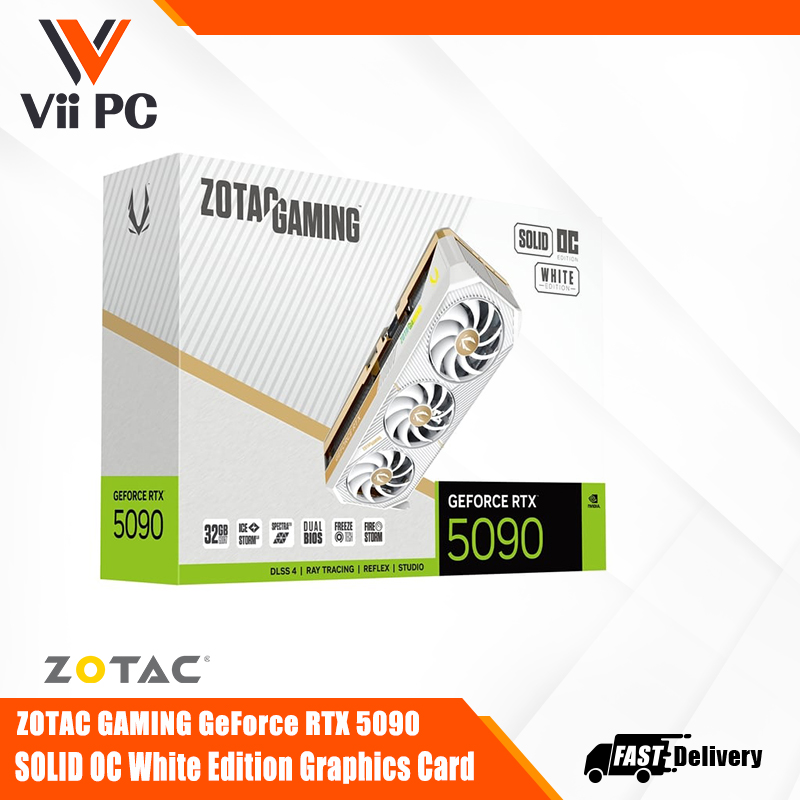 新品　ZOTAC RTX 5090 SOLID OC WHITE 32GB f31b8bc15f25c07b2ff292728830b5