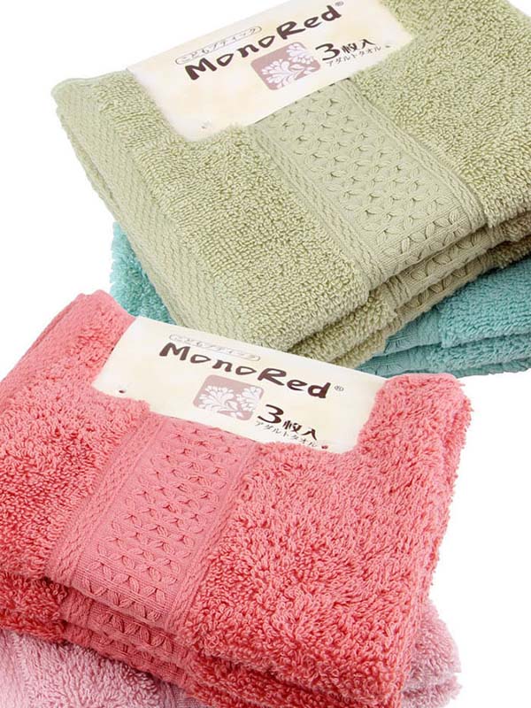 🌺Sét khăn mặt 3 chiếc MONORED hàng xuất nhật
