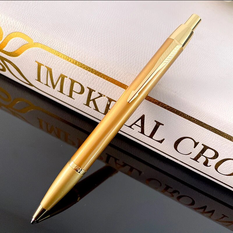 Classic Design Parker Metal Ballpoint Pen Blue Ink Business Office Signature Ballpoint Pens