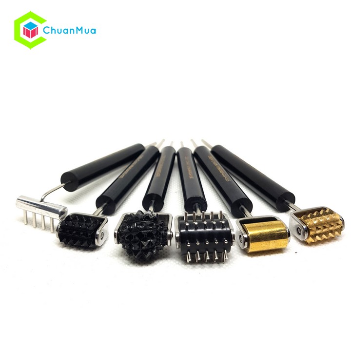 Hemp horn probe roller-Diagnostic Instrument (neck face, fingers massage, Blood air circulation, acupuncture stimulation, ..) Chuanbuy gda170