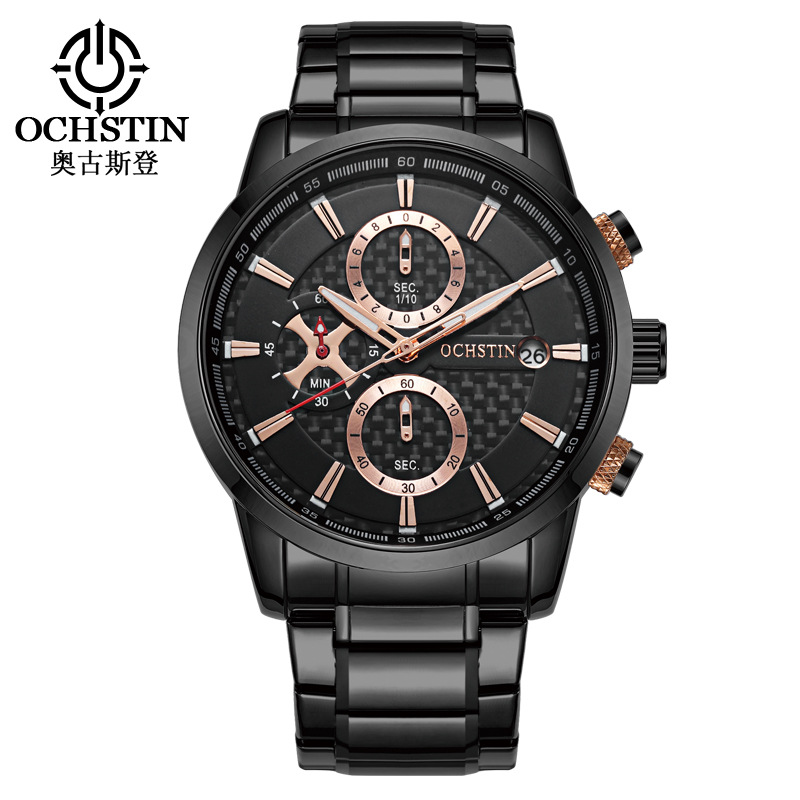 Ochstin%20Foreign%20Trade%20Steel%20Strip%20Men's%20Timer%20Multifunctional%20Watch%20Three%20Eye%20Calendar%20Night%20Light%20Carbon%20Fiber%20Casual%20Men's%20Watch%20-%20Image%202