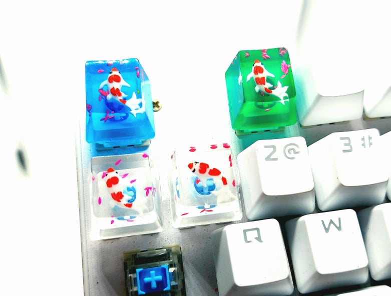 [HCM]Keycap cá koi trang trí bàn phím cơ gaming. [ ẢNH THẬT]