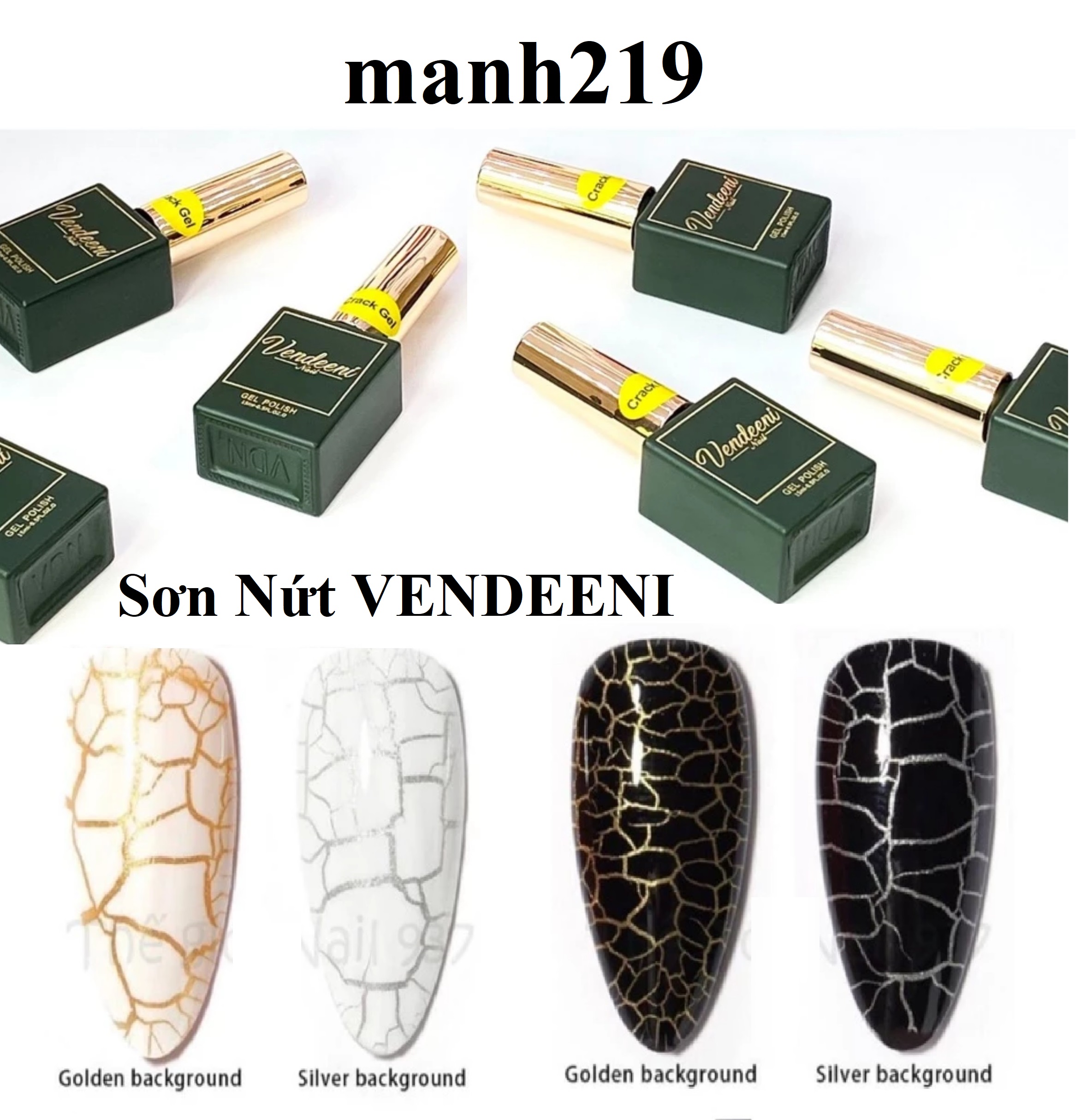 Sơn Nứt Vendeeni Đen Trắng - manh219