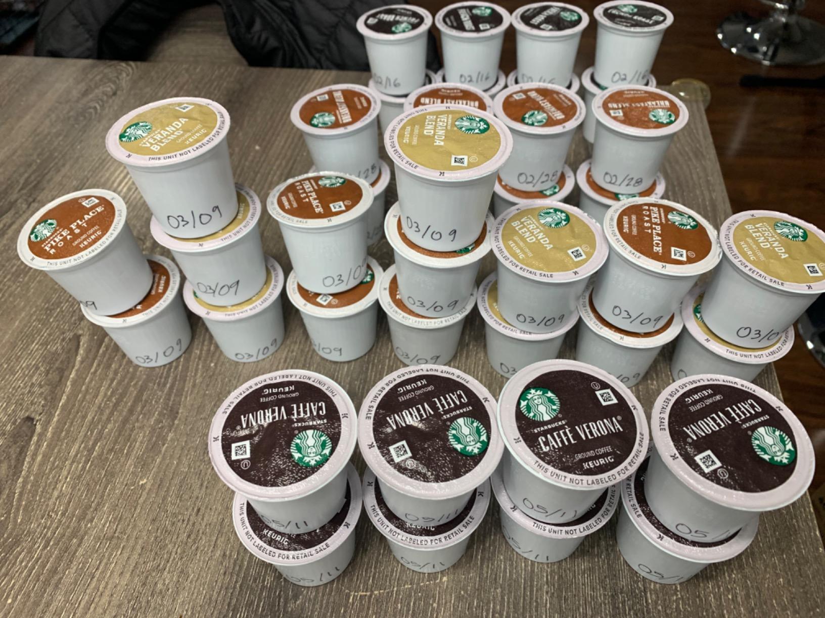 [ STARBUCKS ] Cà phê dạng cup STARBUCKS CAFFÈ VERONA DARK ROAST K- CUP - 10 cup/120gr