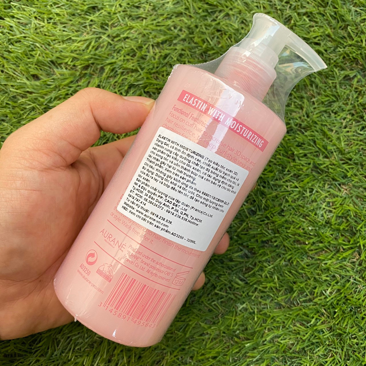 KEM TẠO KIỂU 3D CHO TÓC UỐN XOĂN AURANE PHÁP 325ml