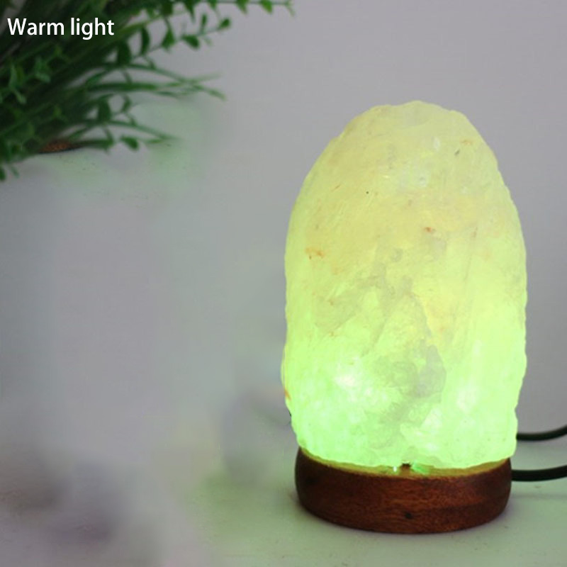 YONUO Salt Lamp Himalayan Crystal Salt Lamp Colorful Color Change USB Natural Salt Lamp Salt Stone Lamp Bedside Lamp Night Light