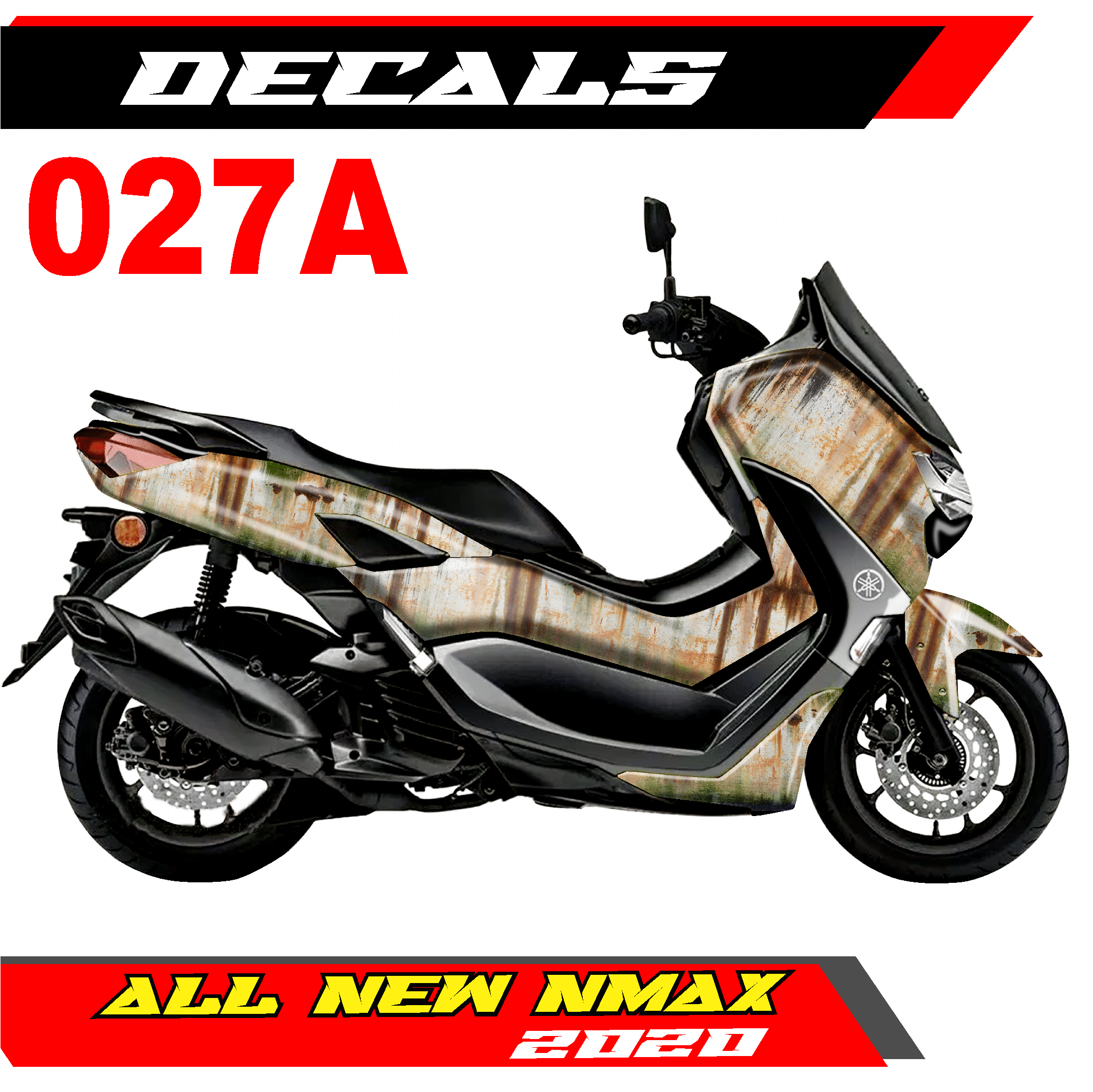 Decal Sticker - Dekal Stiker All New Nmax 2020 Fullbody Desain BERKARAT