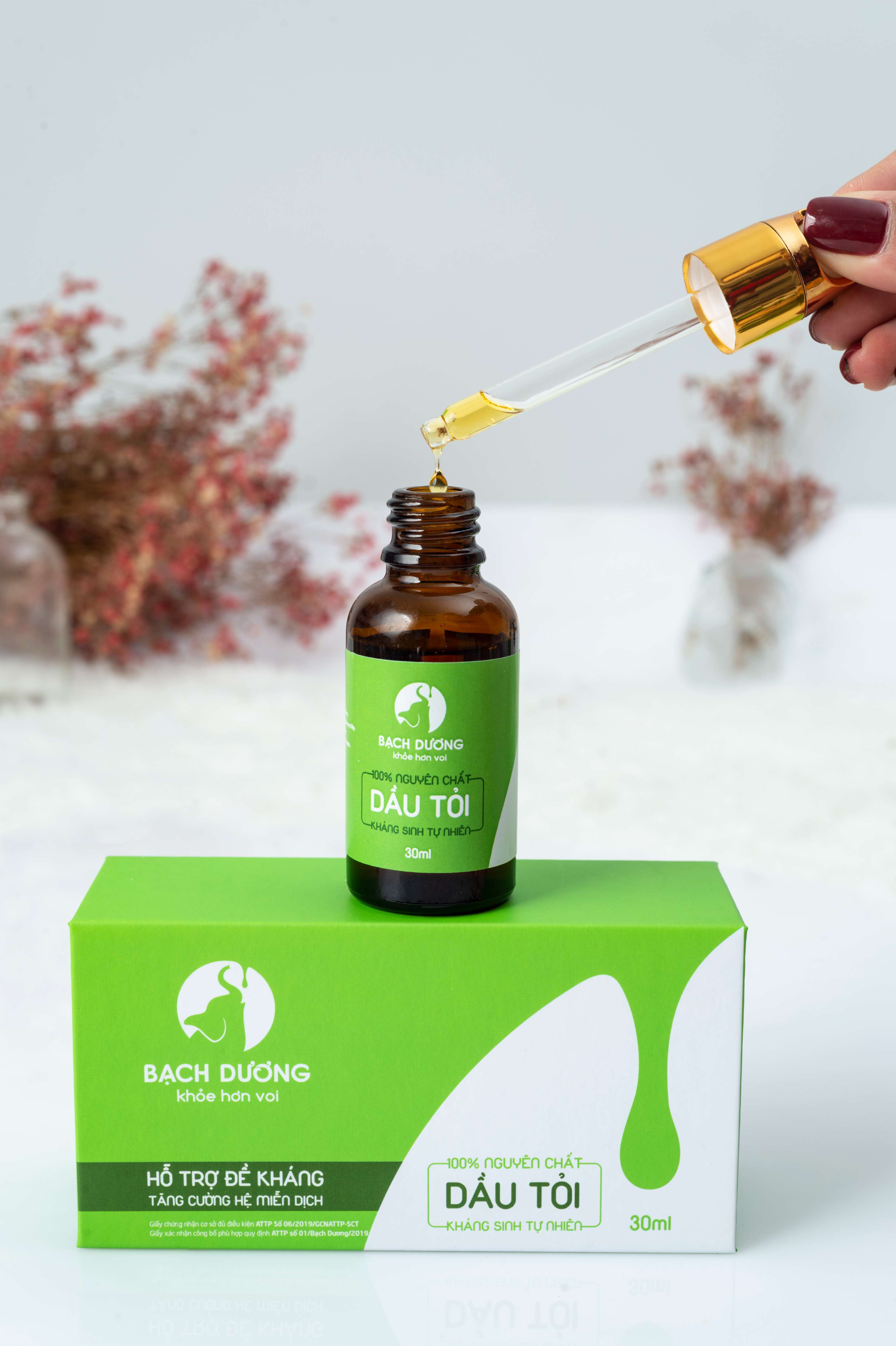Dầu tỏi Bạch Dương - Lọ 30ml