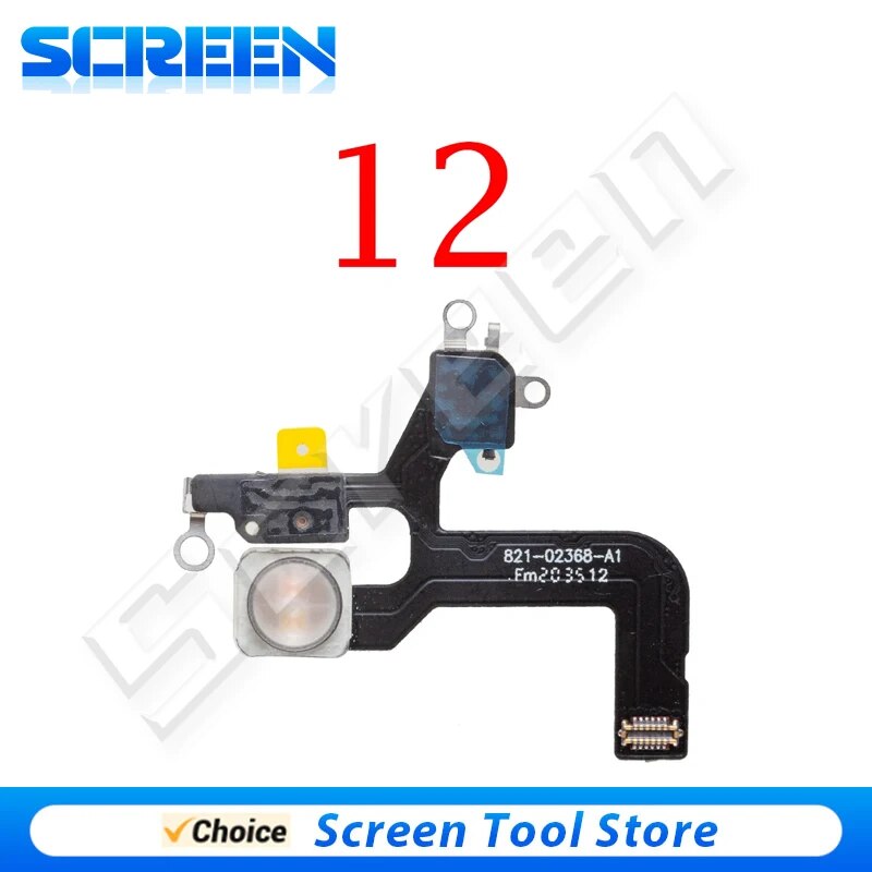 1pcs Proximity Distance Ambient Flash Light Sensor LED Flex Cable Repair Parts For iPhone 12 13 14 plus Pro max Repair Part. 