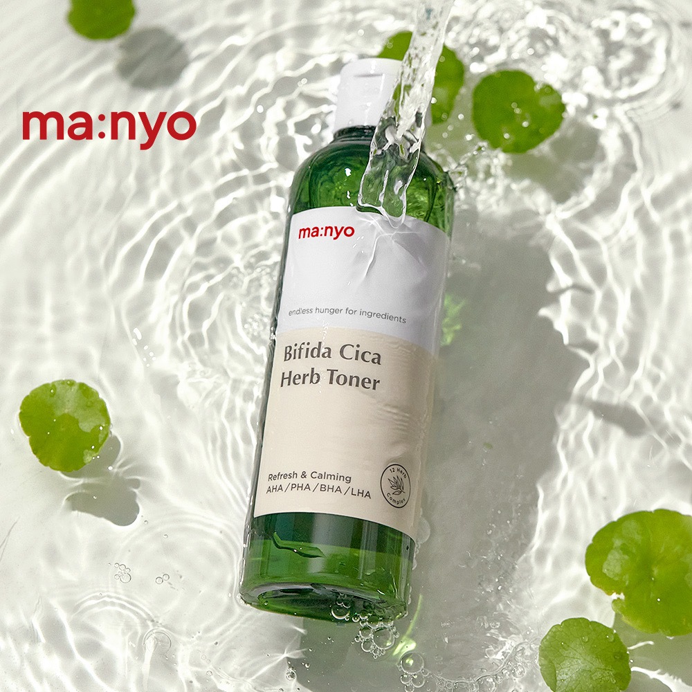 Nước hoa hồng Ma:nyo Bifida Cica Herb Toner 210ml