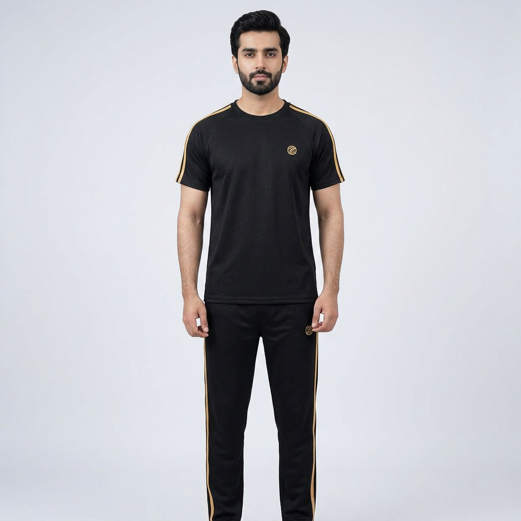 New Stylish Trouser and T-Shirt SET - Comfortable and soft mesh Febric
