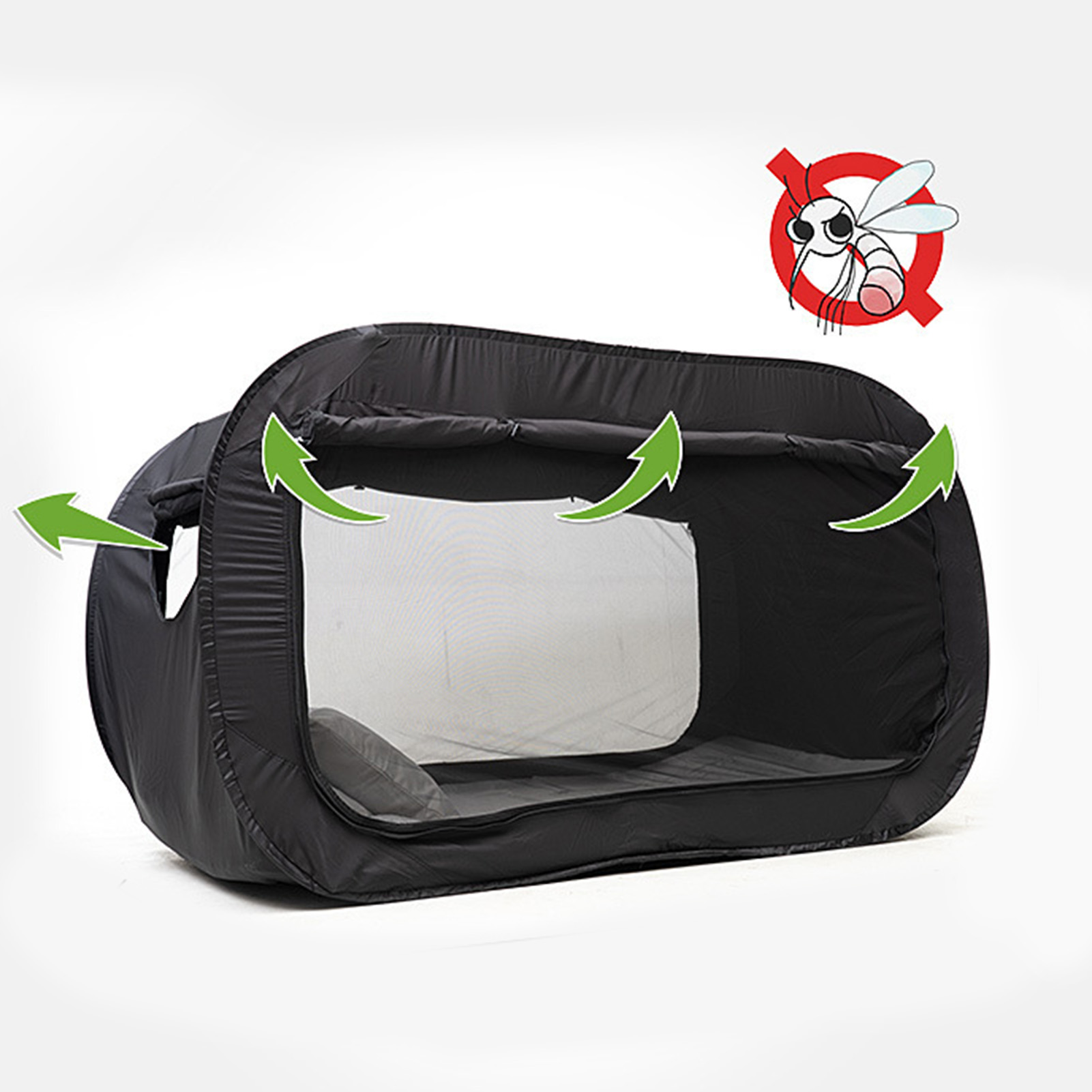 Privacy Pop Foldable Bed Tent Pannow] Outdoor Folding Privacy Pop