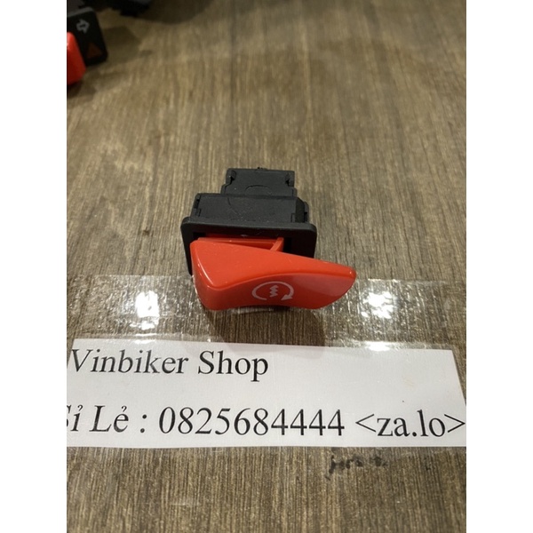 Công Tắc Xe Máy Nút Đỏ Thái Xịn Passing/Hazard/Đề/tắt đèn