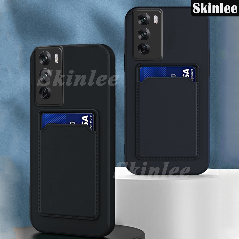 Phone case For OPPO Reno 12 Back cover Card Slot Card Silica Gel Soft Holder Wallet Case For OPPO Reno12 Pro Cover cases
