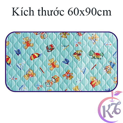 Miếng tấm lót nhựa chống thấm 2 mặt cho bé sơ sinh Jiading _1 cái - mieng tam lot chong tham cho tre
