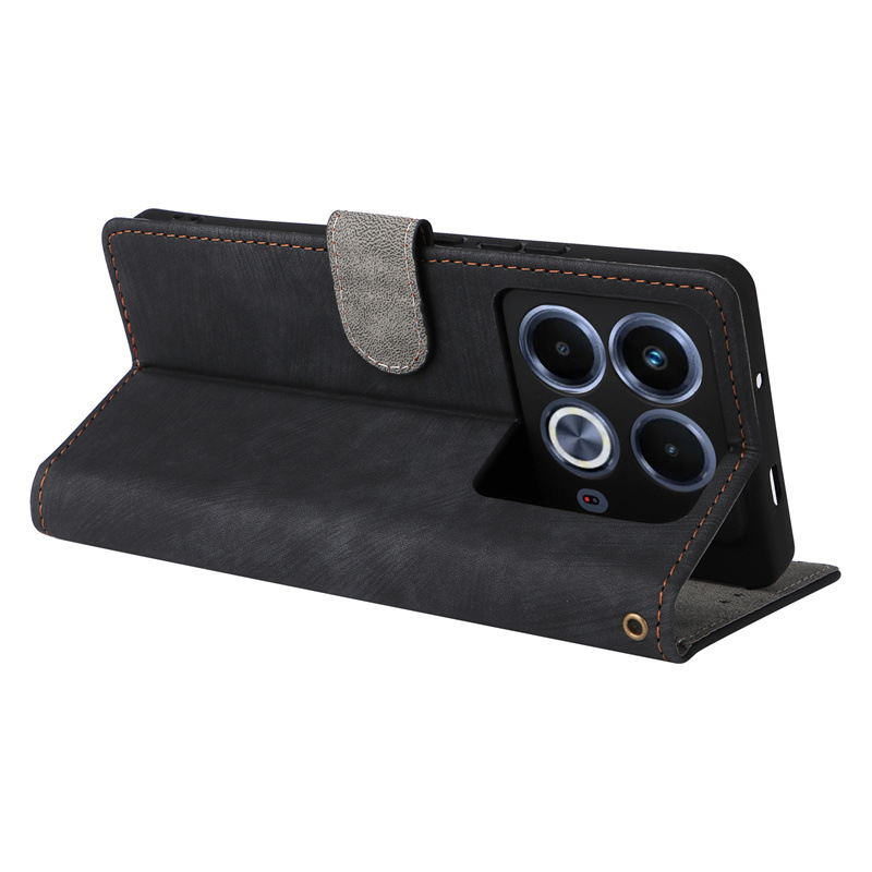 Infinix Note 40 Pro 4G Wallet Phone Case with RFID Blocking Credit Card Holder, PU Leather Flip Folio Case Wallet with Kickstand Protective Case for Infinix Note 40 Pro 4G.