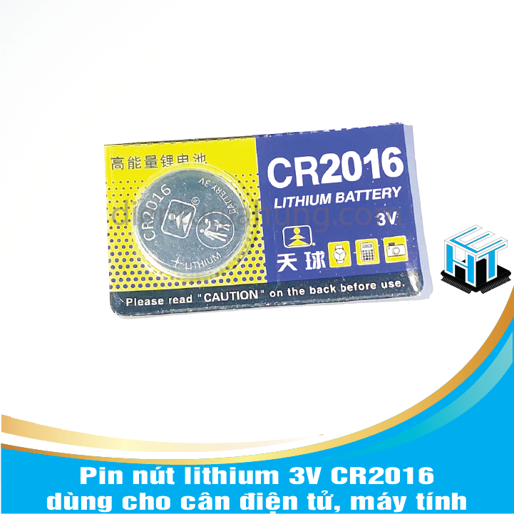 Pin nút lithium 3V dùng cho cân điện tử, máy tính CR2016