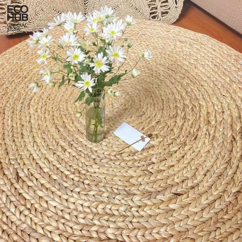 Ghê đôn lục bình ECOHUB đan thủ công loại tốt (Water Hyacinth Chair)