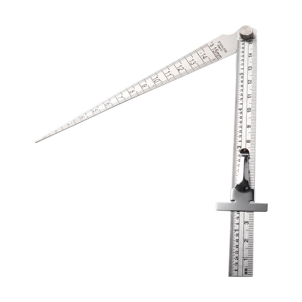 Engineering Gap Ruler Adjustable High Precision Stainless Steel Measuring Tool Tapered Ruler ...