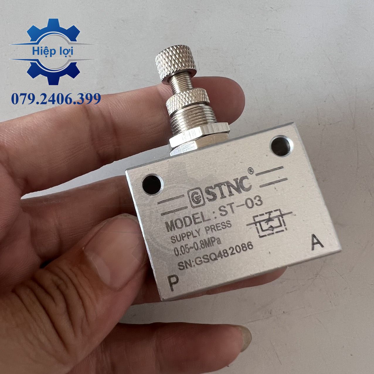 {STNC} Van Tiết Lưu Khí Nén ST01~10 – Tùy Chỉnh Lưu Lượng Dễ Dàng, Kiểm Soát Hơi Chính Xác Hơn