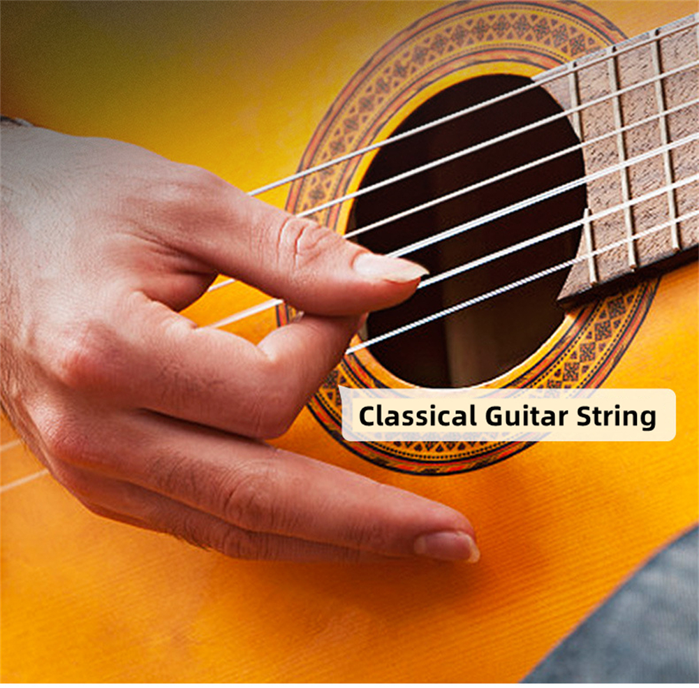 1pc A103 Classical Guitar Single Strings Clear Nylon Silver Plated ...