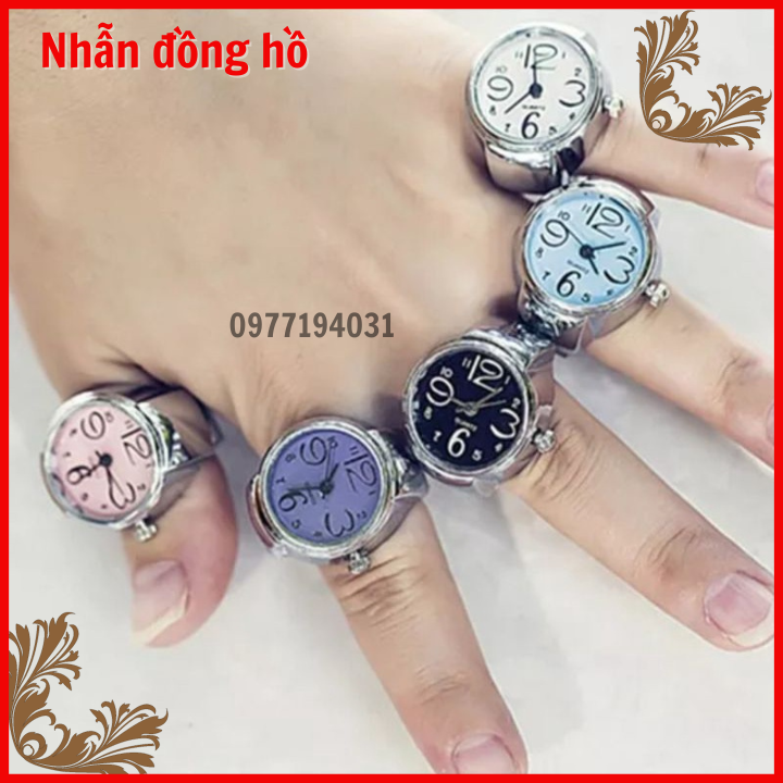 Nhẫn đồng hồ Nam Nữ thời trang chất