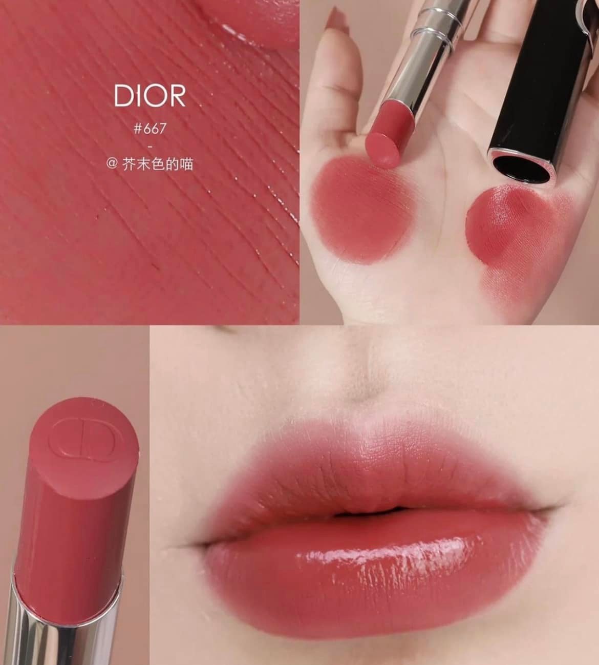 Son Dior Addict 918 Dior Bar  Đỏ Nâu Bản Refill Mới Hot Nhất