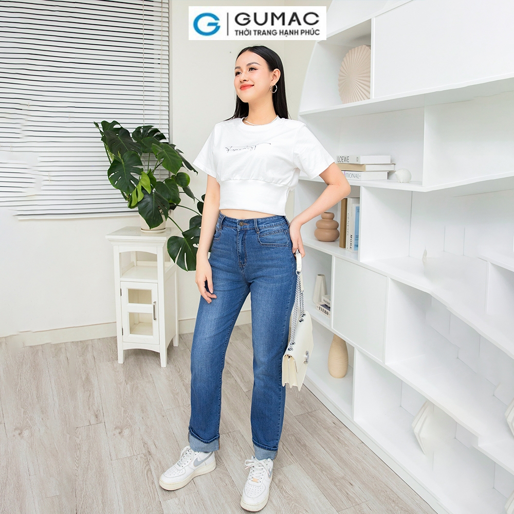 [SALE MẠNH| Voucher 8 - 15%] Quần Jeans slim QJD11022 thời trang GUMAC
