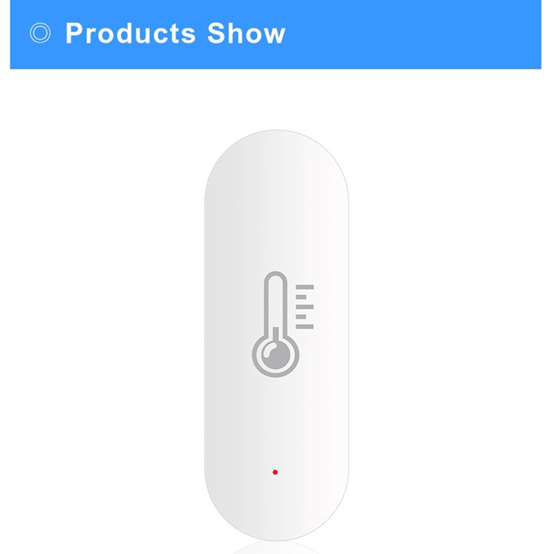Tuya WiFi Temperature Humidity Sensor Smart Home Meter Indoor Hygrometer Smart Life App Control