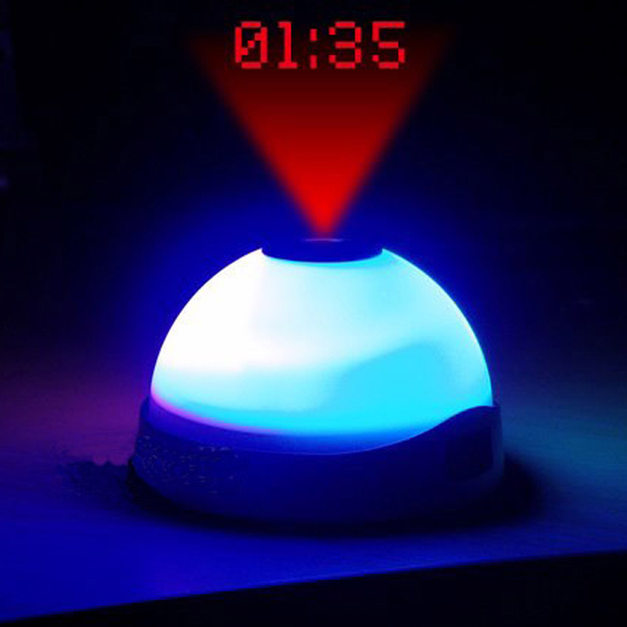 Clock Innoative Designs 【Innovative design】Dream clock colorful projection clock colorful led ...