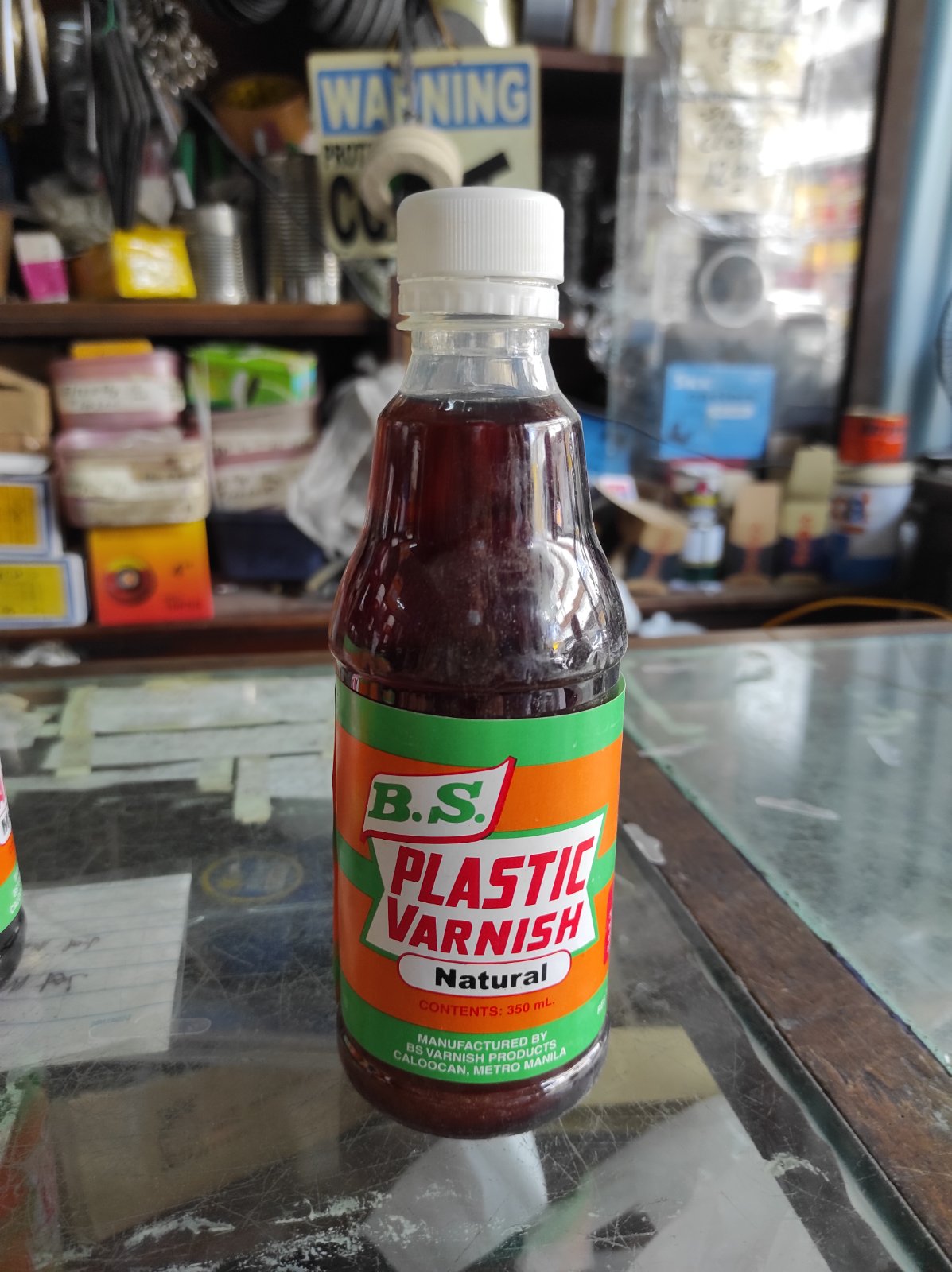 BS Plastic Varnish 350cc for wood Lazada PH