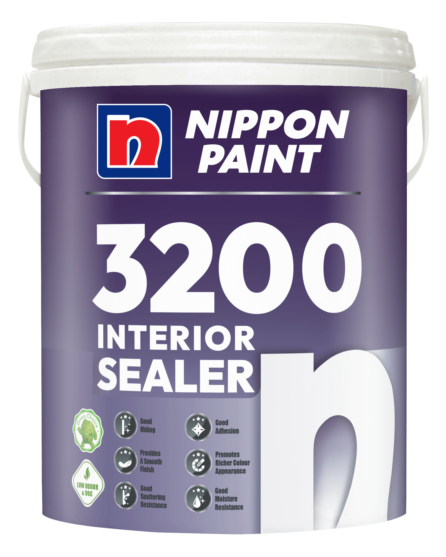 (5L) Nippon Paint 3200 Interior Wall Sealer | Lazada