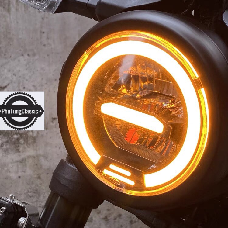 Đèn pha led cao cấp, độ mọi loại xe classic, cafe racer...