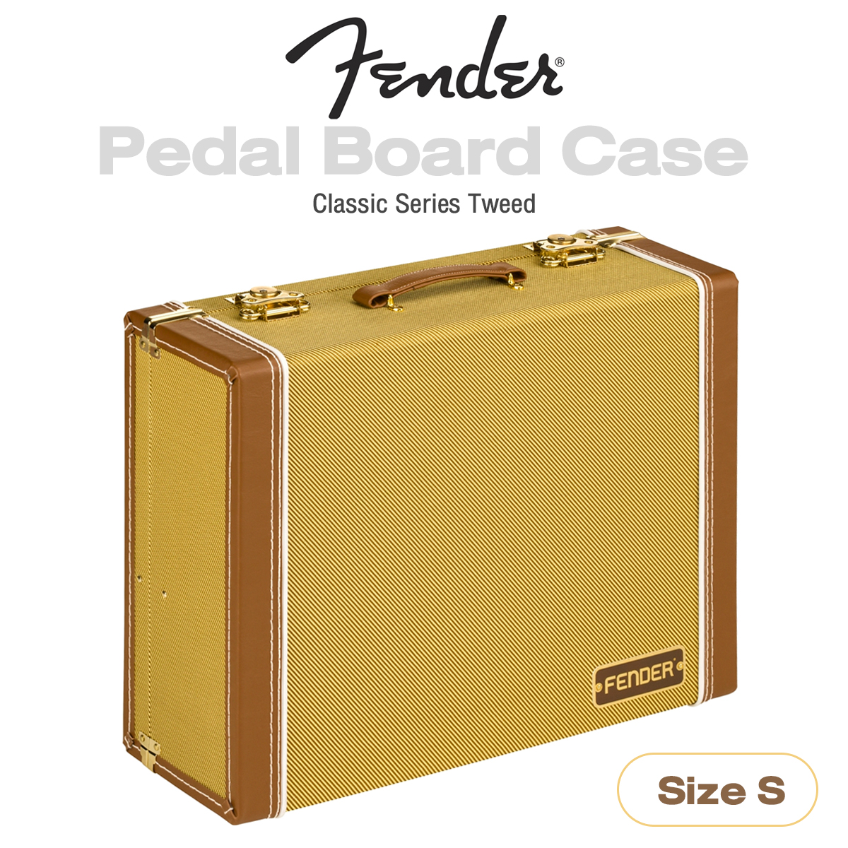 Fender® Pedal Board Case Classic Series Tweed กล่องใส่บอร์ดเอฟเฟค กล่อง