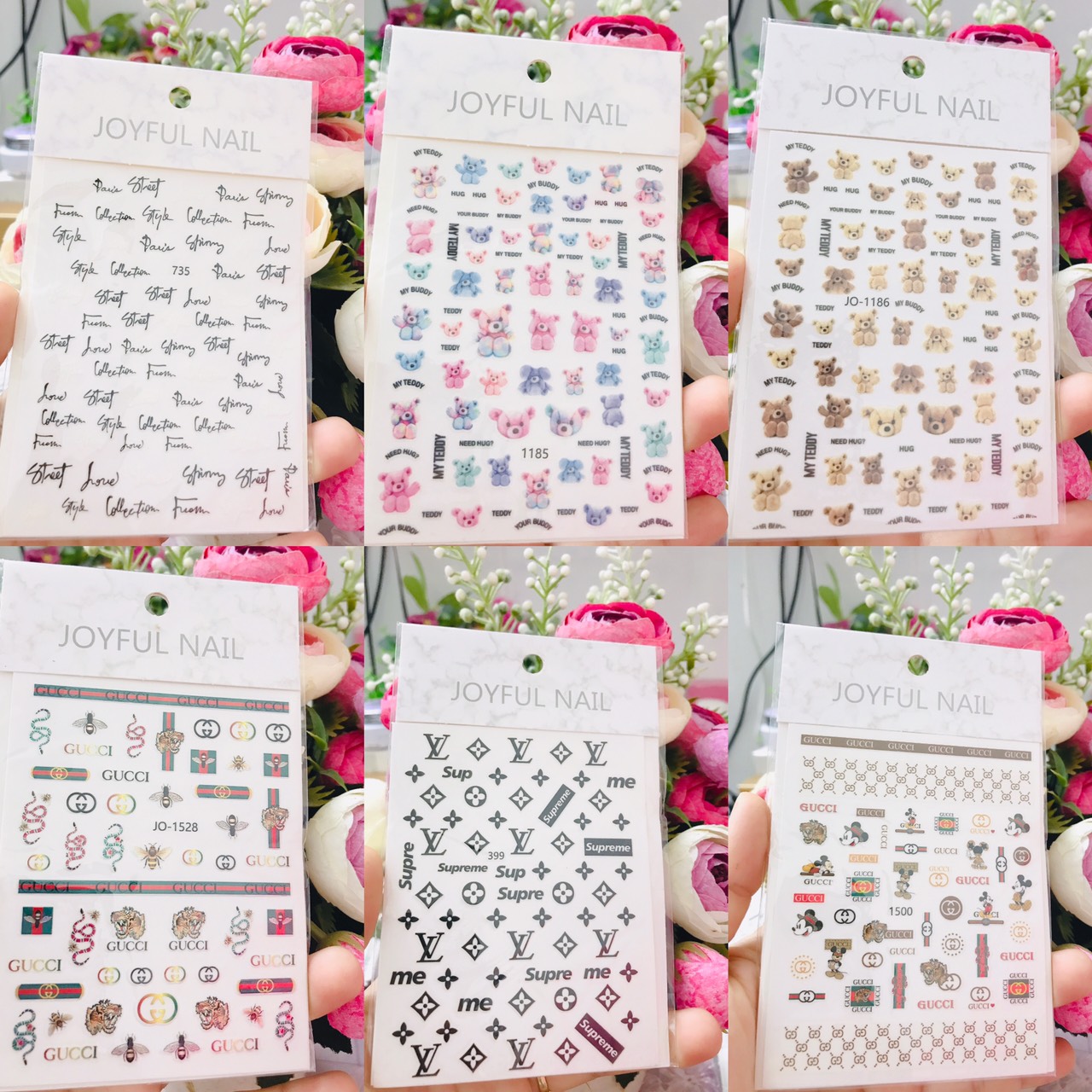 Miếng stick dán mong siêu cute dành cho NAil