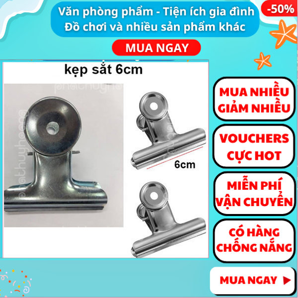 Kẹp sắt đại chuyên kẹp tài liệu , giấy tờ , kẹp sắt to 6cm giá rẻ , kẹp sắt đại chuyên dụng kẹp tài liệu , kẹp tiền , kẹp đơn hàng cứng cáp , kẹp bướm sắt đại chuyên dụng kẹp đồ dày , - Nguyễn Thùy Store