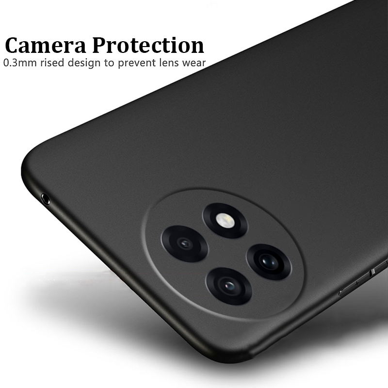 For OnePlus 13R Ace 5 Phone Case Soft Slim Micro Matte Flexible Silicone Protective with Anti-fingerprint Skin-like for OnePlus ACE 5 Cover Casing HP.