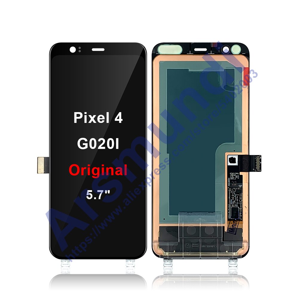 Original oled for google pixel 4 g020i lcd display screen touch digitized assembly replacement for google pixel 4xl g020j