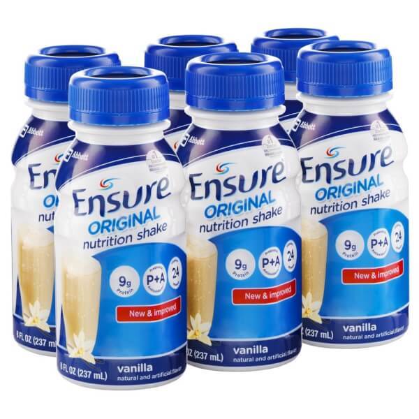 Combo 2 Lốc 6 chai Sữa nước Ensure Abbott 237ml/chai