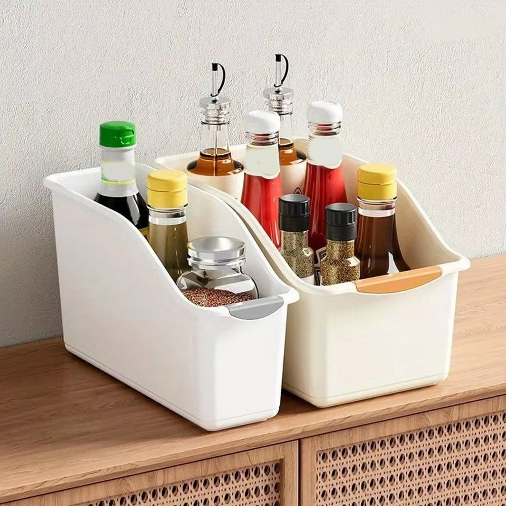 2pcs%20Durable%20Large%20Capacity%20Curved%20Storage%20Box%20Space%20Saving%20Plastic%20Under%20Sink%20Organizer%20Anti-slip%20with%20Handle%20Cabinet%20Organizer%20Bathroom%20-%20Image%205